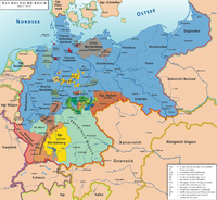 Mapa General del Imperio Alemán en los años 1871-1918