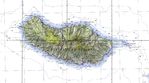 Madeira Island Nautical Map, Portugal