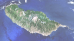 Satellite Image, Photo of Madeira Island, Portugal
