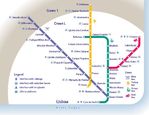 Lisbon Subway Map, Portugal