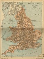 Mapa de Inglaterra y del País de Gales 1649  - 1910
