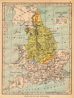 Mapa de Inglaterra en 1065