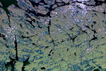Imagen, Foto Satelite del Lago Oviachic, Sonora, Mexico