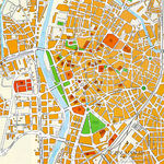 Mapa de la Ciudad de Valladolid, España