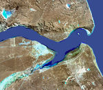 Imagen, Foto Satelite de la Ciudad de Río Gallegos, Prov. Santa Cruz, Argentina