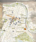 Mapa del Centro de la Ciudad de Córdoba, Argentina