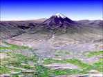 Imagen, Foto Satelite de Arequipa, Volcan El Misti, Peru