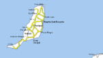 Mapa, Isla Fuerteventura, España