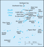 Mapa Político de las Islas Spratly 2008