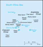 Mapa Político Pequeña Escala de las Islas Paracelso