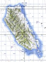 Carta Aeronáutica de la Isla de Siberut, Indonesia