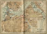 Mapa de la Ciudad de Ottawa, Ontario, Canadá 1894
