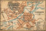 Mapa de la Ciudad de Brandeburgo, Alemania 1910
