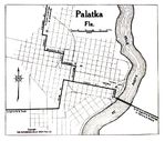 Mapa de la Ciudad de Palatka, Florida, Estados Unidos 1919