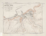 Mapa de la Ciudad de Béni Saf, Argelia 1943