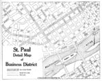 Mapa Detallado de Saint Paul, Minnesota, Estados Unidos 1920