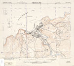 Mapa de la Ciudad de Ghazaouet (Nemours), Argelia 1942