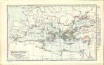 Griegos y Fenicios en el Mediterráneo c. 550 adC