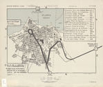 Mapa de la Ciudad de Larache, Marruecos 1943