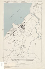 Mapa de la Ciudad de Touggourt, Argelia 1943