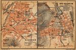 Mapa de Bad Nauheim, Alemania 1910