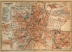 Mapa de Chemnitz, Alemania 1910