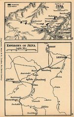 Mapa de la Batalla de Jena y Cercanías 1806