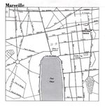 Mapa de la Ciudad de Marsella, Francia