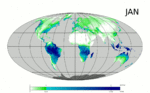 Promedio de precipitaciones mensuales en el Mundo 2009