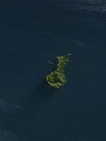 Mapa de Vista satelital de las Islas Frisias septentrionales de Schleswig-Holstein, en Alemania
