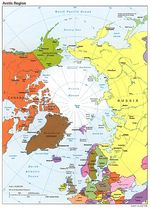 Mapa Politico del Ártico 1995