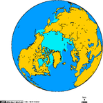 Superficie de hielo en el Ártico en Febrero 1978-2002