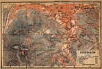 Mapa de Eisenach, Alemania 1910