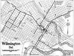 Mapa de la Ciudad de Wilmington, Delaware, Estados Unidos 1920