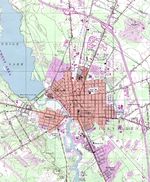 Mapa Topográfico de la Ciudad de Millville, Nueva Jersey, Estados Unidos