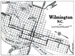 Mapa de la Ciudad de Wilmington, Carolina del Norte, Estados Unidos 1919