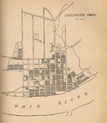Mapa de la Ciudad de Cincinnati, Ohio, Estados Unidos 1815