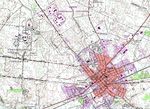 Mapa Topográfico de la Ciudad de Atenas, Tennessee, Estados Unidos