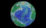 Dorsal mesoatlántica en el Océano Atlántico norte
