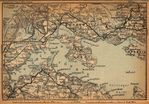Mapa de las Cercanías de Flensburgo, Alemania 1910