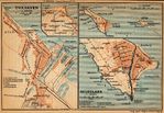 Mapa de Heligoland, Alemania 1910