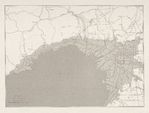 Mapa de Osaka y Cercanías, Japón 1954