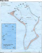 Mapa de Diego García, Océano Índico
