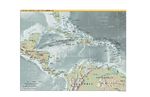 Mapa Relieve de América Central y el Caribe 2001