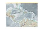 Mapa Físico de América Central y del Caribe 1999