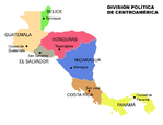División política de América Central 2007