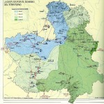Mapa de la region Metropolitana de Curitiba, Brasil