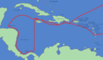 Cuarto viaje de Cristóbal Colón en 1502