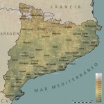 Mapa Físico de Cataluña