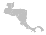 Mapa Mudo de América Central